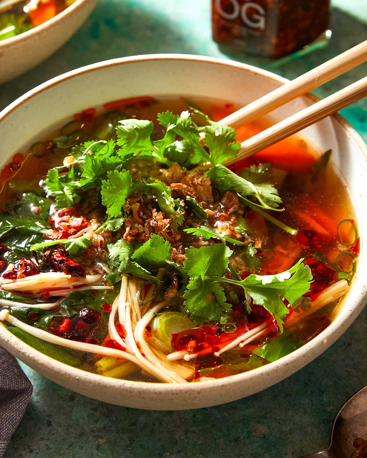 Very low calorie Chinese Vegetable Soup – and quick!