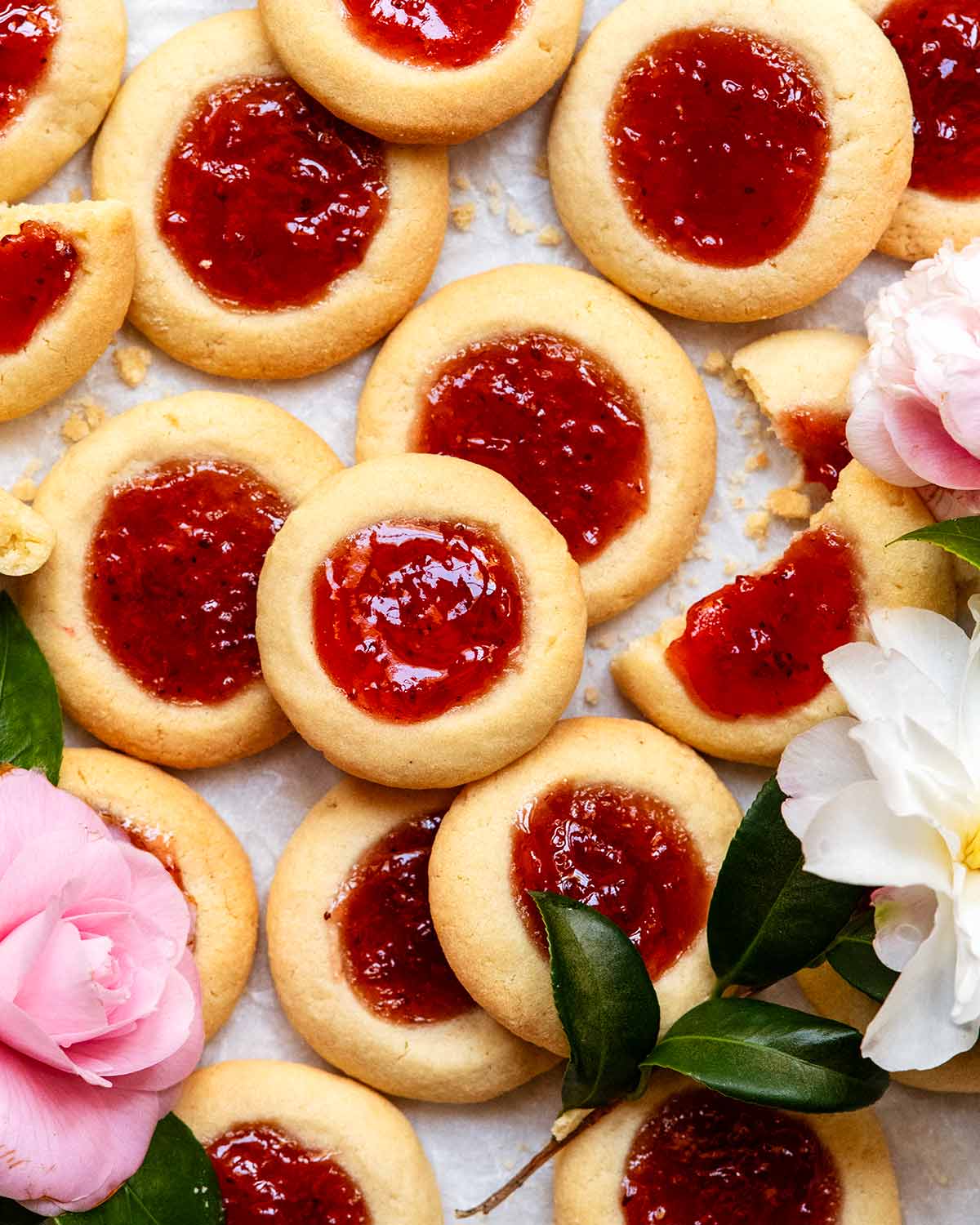 Jam Drops (Thumbprint Cookies)