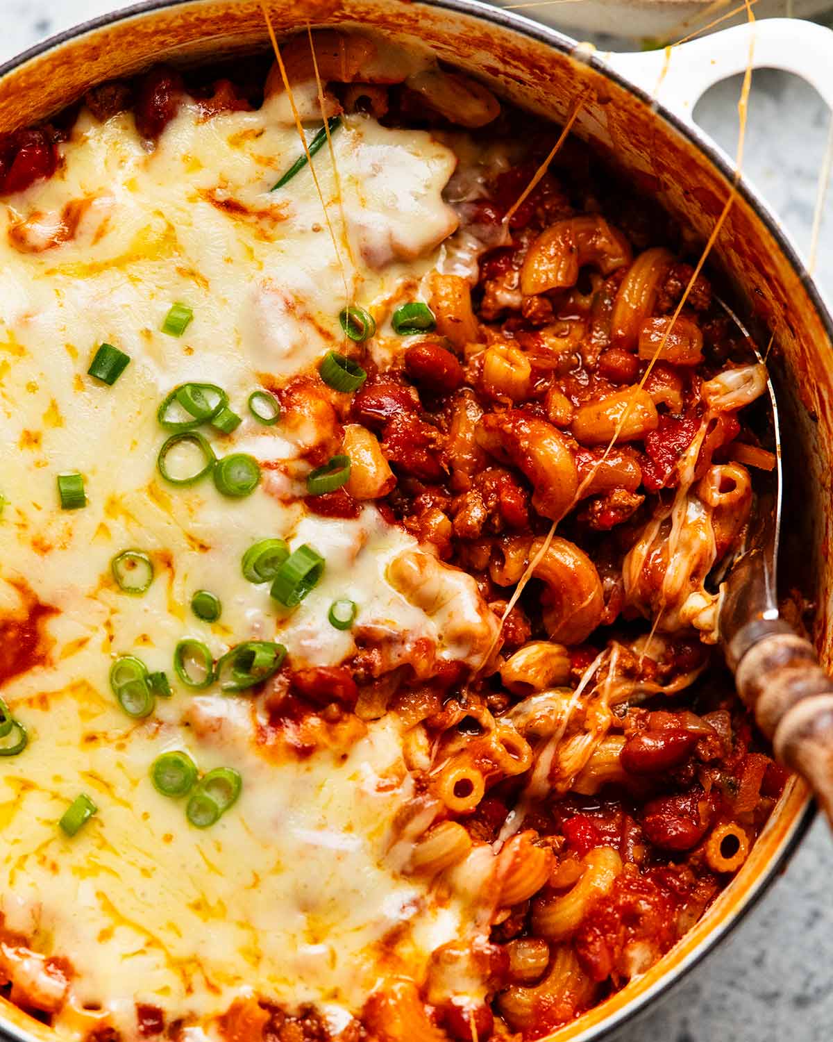 One Pot Cajun Beef Pasta with lots-of-veg