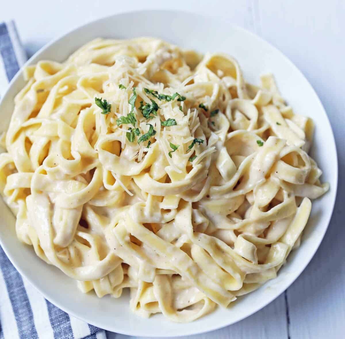 Fettuccine Alfredo Recpie