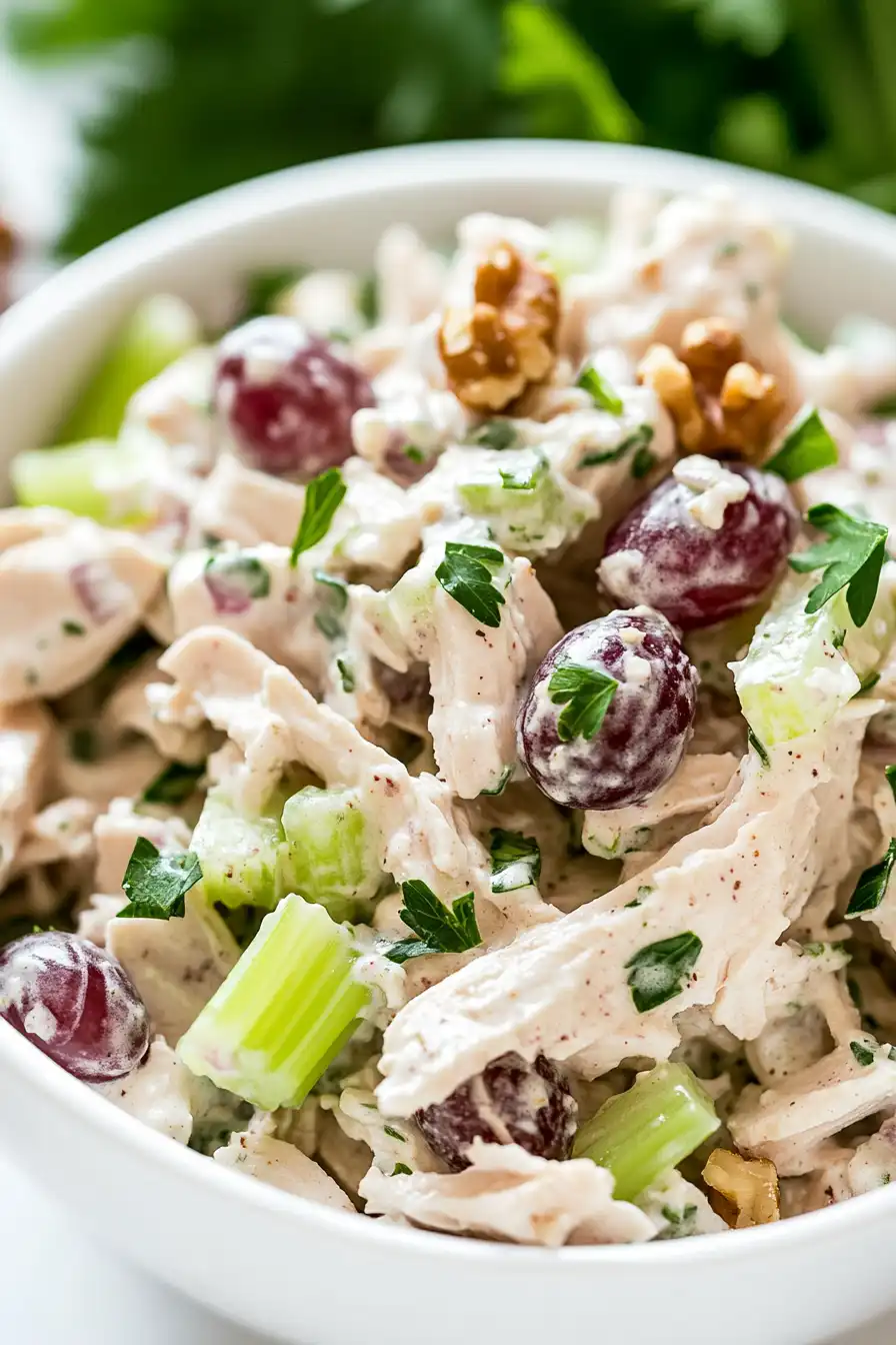 Simple Chicken Salad with Grapes